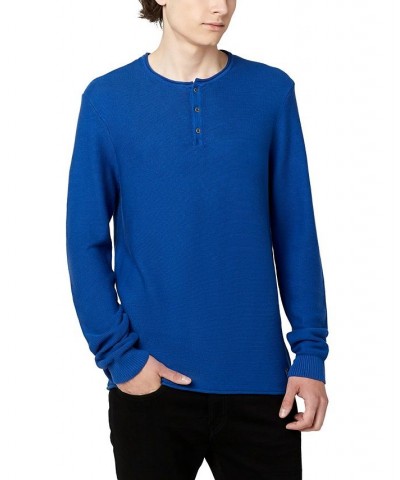 Men's Wamill Long Sleeves Henley Sweater PD04 $20.04 Sweaters