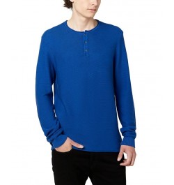 Men's Wamill Long Sleeves Henley Sweater PD04 $20.04 Sweaters