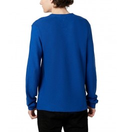 Men's Wamill Long Sleeves Henley Sweater PD04 $20.04 Sweaters