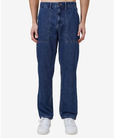 Men's Baggy Jeans Carpenter Blue $28.04 Jeans