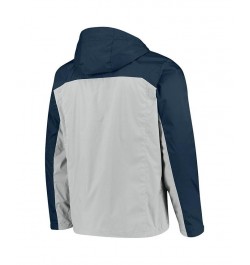 Men's Gray, Navy Auburn Tigers Glennaker Storm Full-Zip Jacket $40.79 Jackets