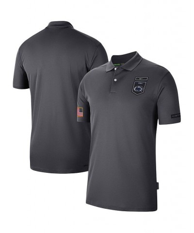 Men's Anthracite Penn State Nittany Lions Victory Military-Inspired Appreciation Performance Polo Shirt $32.76 Polo Shirts