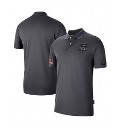 Men's Anthracite Penn State Nittany Lions Victory Military-Inspired Appreciation Performance Polo Shirt $32.76 Polo Shirts