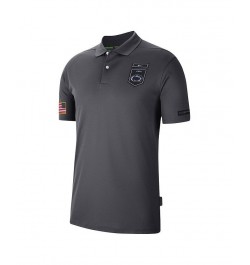 Men's Anthracite Penn State Nittany Lions Victory Military-Inspired Appreciation Performance Polo Shirt $32.76 Polo Shirts