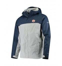 Men's Gray, Navy Auburn Tigers Glennaker Storm Full-Zip Jacket $40.79 Jackets