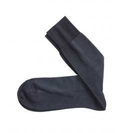 Herringbone Panel Socks Black $12.24 Socks