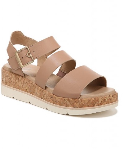 Women's Once Twice Platform Sandals PD05 $33.60 Shoes