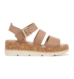 Women's Once Twice Platform Sandals PD05 $33.60 Shoes