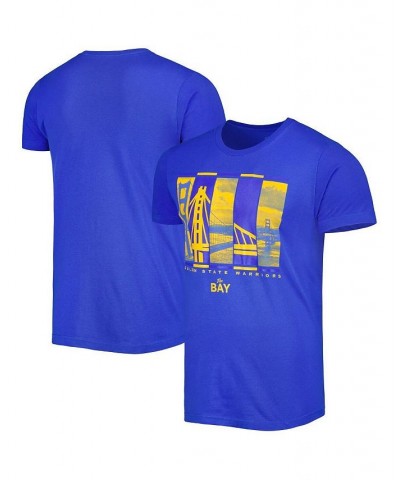 Men's Royal Golden State Warriors City Skyline T-shirt $25.19 T-Shirts