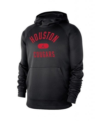 Men's Black Houston Cougars Spotlight Raglan Pullover Hoodie $34.09 Sweatshirt