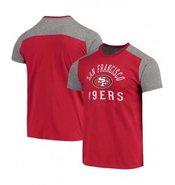 Men's Scarlet, Gray San Francisco 49Ers Field Goal Slub T-shirt $31.34 T-Shirts