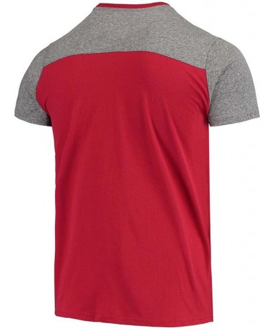 Men's Scarlet, Gray San Francisco 49Ers Field Goal Slub T-shirt $31.34 T-Shirts