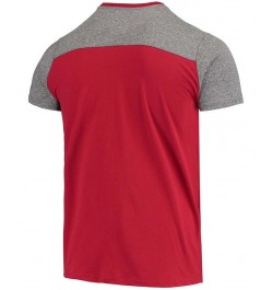 Men's Scarlet, Gray San Francisco 49Ers Field Goal Slub T-shirt $31.34 T-Shirts