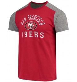 Men's Scarlet, Gray San Francisco 49Ers Field Goal Slub T-shirt $31.34 T-Shirts