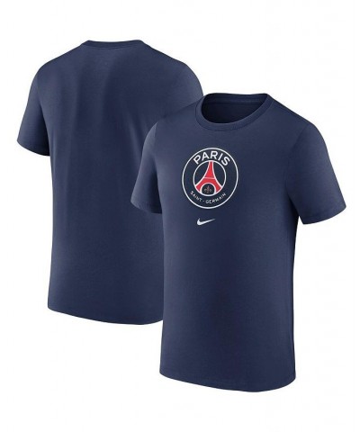 Men's Blue Paris Saint-Germain Crest T-shirt $19.20 T-Shirts