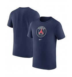 Men's Blue Paris Saint-Germain Crest T-shirt $19.20 T-Shirts