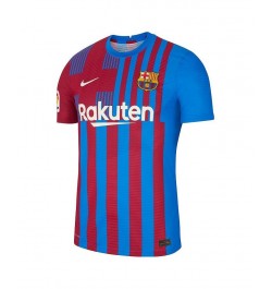 Men's Lionel Messi Blue Barcelona 2021/22 Home Authentic Player Jersey $59.20 Jersey