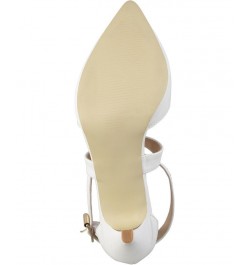 Women's Riva Crisscross Heels White $36.90 Shoes