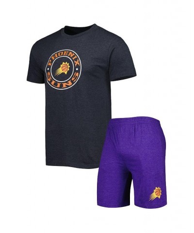 Men's Purple, Black Phoenix Suns T-shirt and Shorts Sleep Set $32.39 Pajama