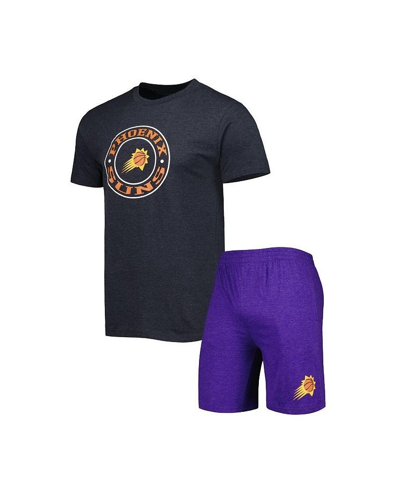 Men's Purple, Black Phoenix Suns T-shirt and Shorts Sleep Set $32.39 Pajama