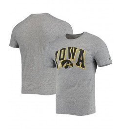 Men's Heathered Gray Iowa Hawkeyes Upperclassman Reclaim Recycled Jersey T-shirt $21.60 T-Shirts