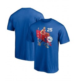 Men's Ben Simmons Royal Philadelphia 76ers Pick Roll T-shirt $17.67 T-Shirts