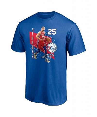 Men's Ben Simmons Royal Philadelphia 76ers Pick Roll T-shirt $17.67 T-Shirts