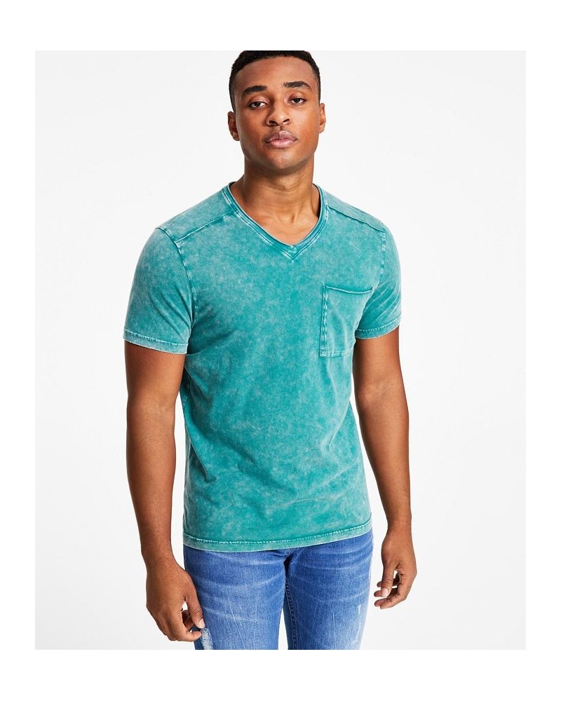 I.N.C. International Concepts Men's Acid Frayed V-Neck T-Shirt PD02 $11.39 T-Shirts