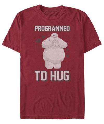 Men's Programmed to Hug Short Sleeve Crew T-shirt Red $19.59 T-Shirts