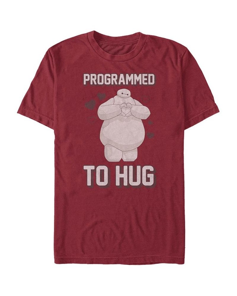 Men's Programmed to Hug Short Sleeve Crew T-shirt Red $19.59 T-Shirts