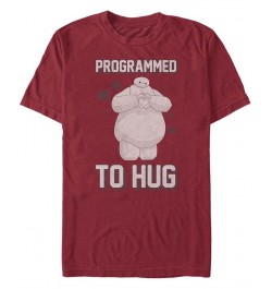 Men's Programmed to Hug Short Sleeve Crew T-shirt Red $19.59 T-Shirts