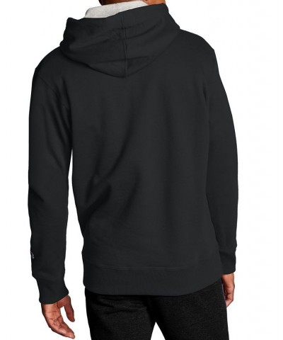 Men's Script Logo Powerblend Hoodie Black $24.09 Sweatshirt