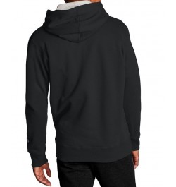 Men's Script Logo Powerblend Hoodie Black $24.09 Sweatshirt