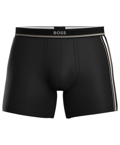 HUGO Men's Relax Logo Waistband Boxer Briefs Black $22.80 Underwear