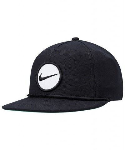 Men's Black True Retro72 Performance Snapback Hat $29.39 Hats