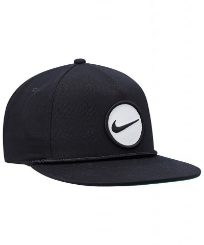 Men's Black True Retro72 Performance Snapback Hat $29.39 Hats