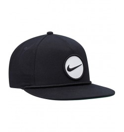 Men's Black True Retro72 Performance Snapback Hat $29.39 Hats