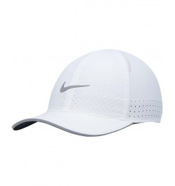 Men's Black Featherlight Adjustable Performance Hat White $17.59 Hats