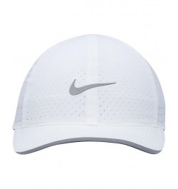 Men's Black Featherlight Adjustable Performance Hat White $17.59 Hats