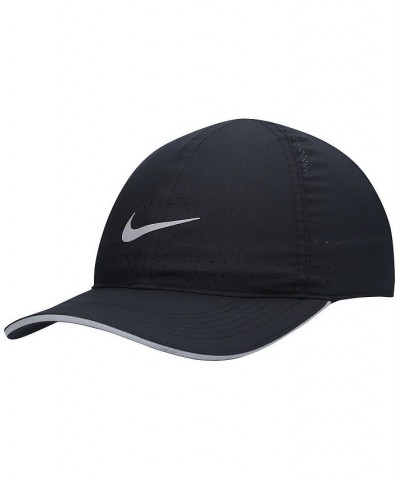 Men's Black Featherlight Adjustable Performance Hat White $17.59 Hats