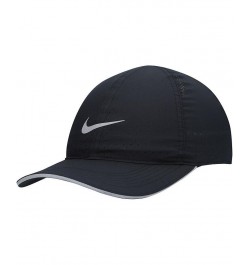 Men's Black Featherlight Adjustable Performance Hat White $17.59 Hats