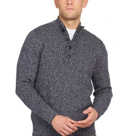 Men's Sid Regular-Fit Marled Half-Zip Sweater Red $49.45 Sweaters