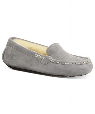 Women's Ansley Moccasin Slippers Gray $45.10 Shoes