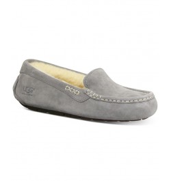 Women's Ansley Moccasin Slippers Gray $45.10 Shoes