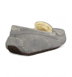 Women's Ansley Moccasin Slippers Gray $45.10 Shoes