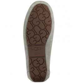 Women's Ansley Moccasin Slippers Gray $45.10 Shoes