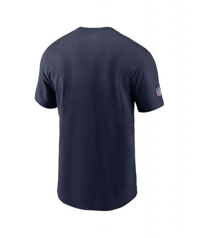 Men's College Navy Seattle Seahawks Infograph Lockup Performance T-shirt $23.59 T-Shirts