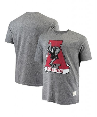 Men's Gray Alabama Crimson Tide Big and Tall Tri-Blend T-shirt $21.50 T-Shirts