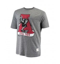 Men's Gray Alabama Crimson Tide Big and Tall Tri-Blend T-shirt $21.50 T-Shirts