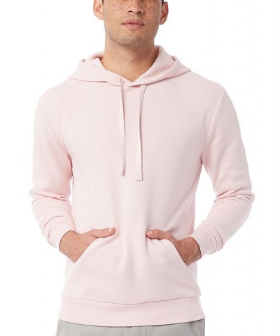 Men's Eco-Cozy Pullover Hoodie Faded Pink $29.04 Sweatshirt